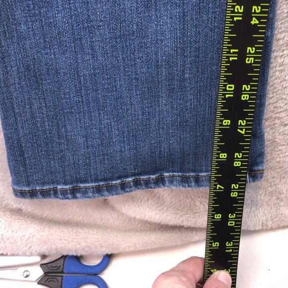 Lee Women's Bootcut Jeans 12 Medium Mid Rise Stretch - Picture 5 of 11